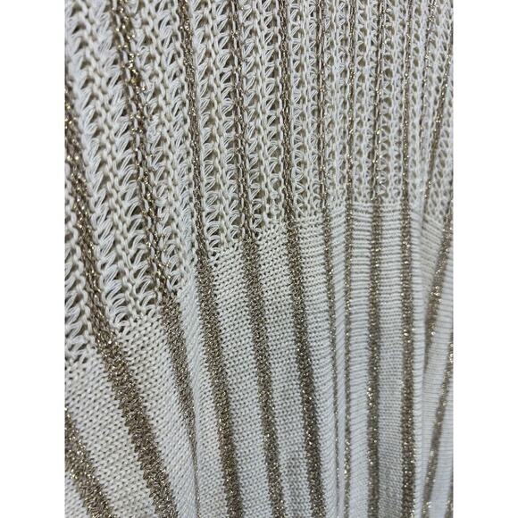 Elegant Cream Knit Mini Dress - Picture 7 of 7